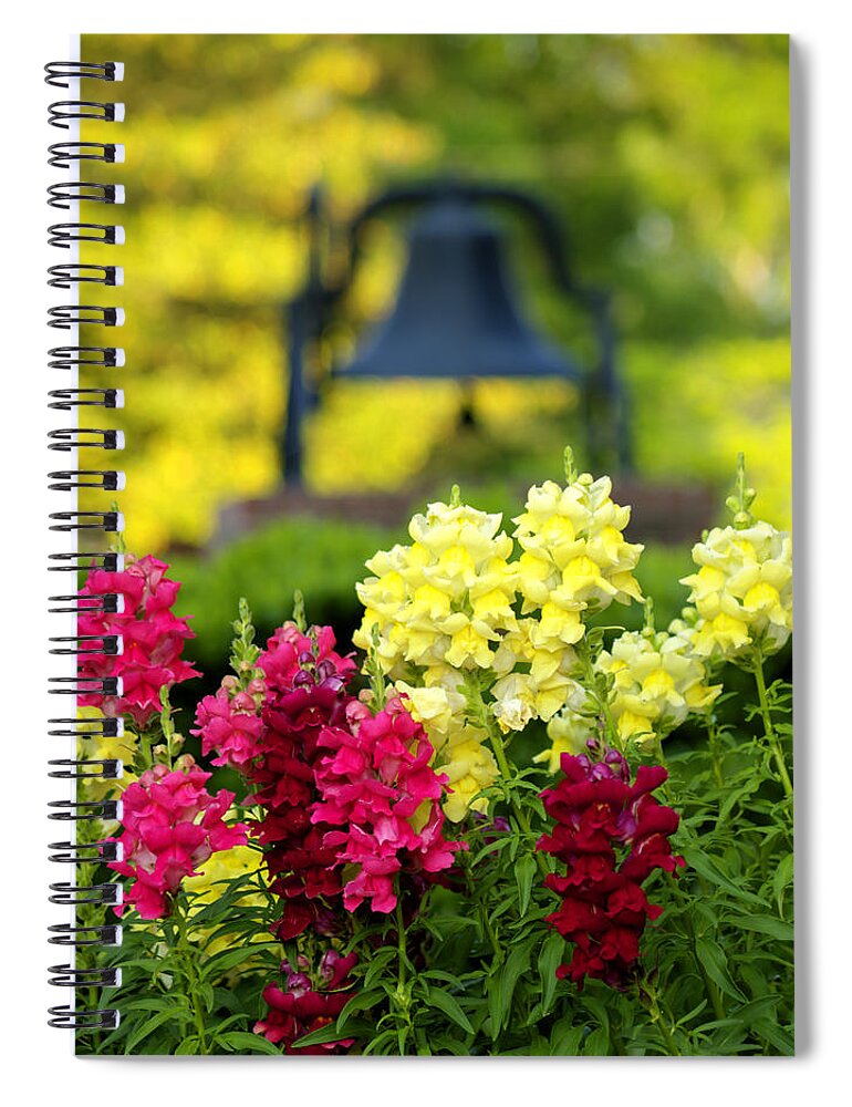 Cumc Spiral Notebook featuring the photograph The Bell by Charles Hite