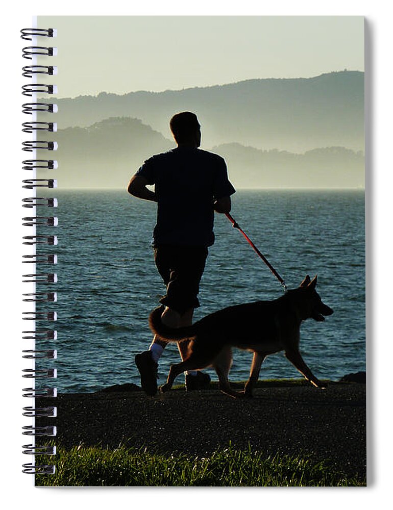 The Best Buddies Spiral Notebook featuring the photograph The Best Buddies #1 by Xueling Zou