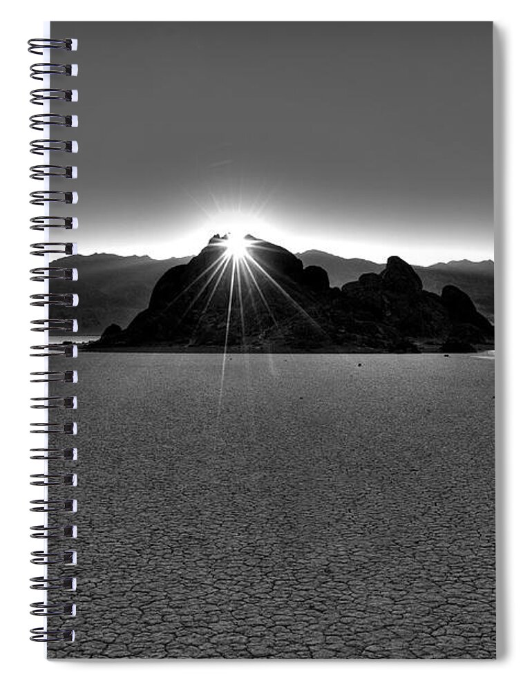 Death Valley Spiral Notebook featuring the photograph The Grandstand #1 by David Andersen