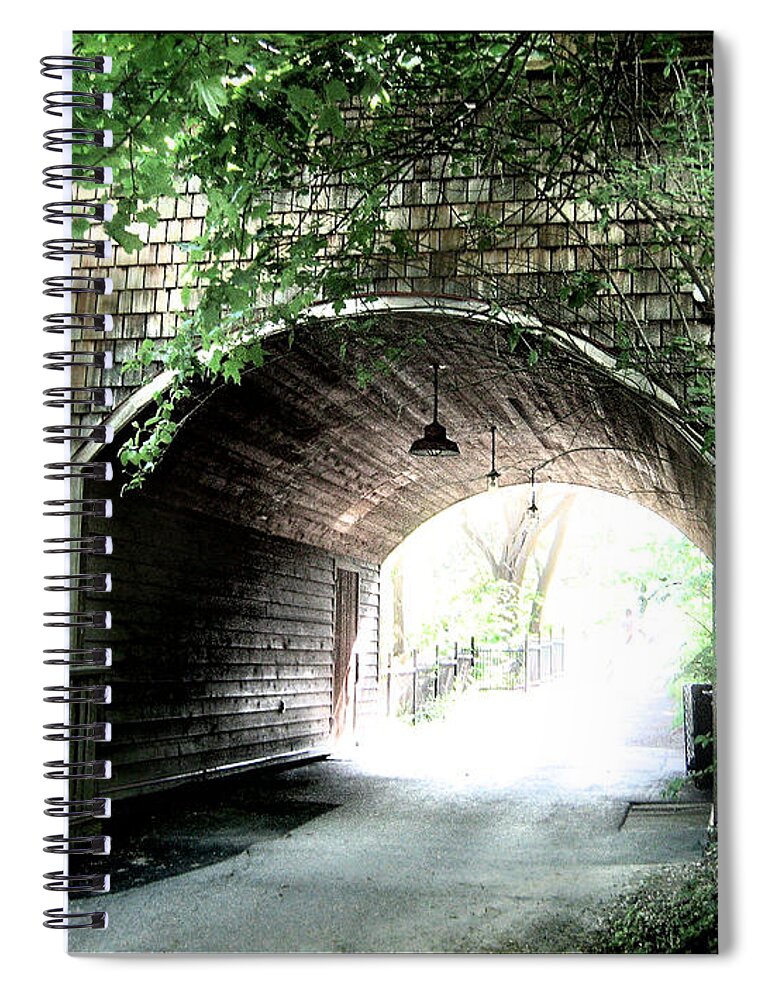Shawn Spiral Notebook featuring the photograph The Road to Beyond #1 by Shawn Dall