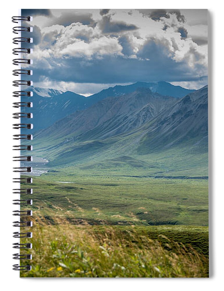 Valley Spiral Notebook featuring the photograph The Valley #1 by Andrew Matwijec