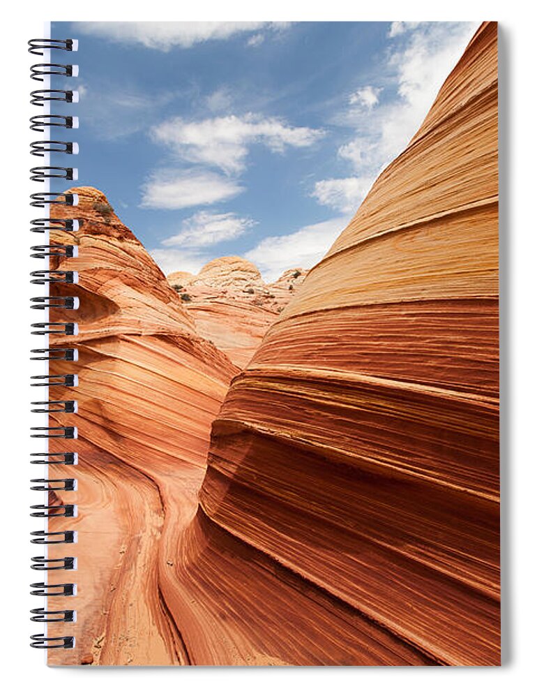 Tranquility Spiral Notebook featuring the photograph The Wave - North Coyote Buttes #1 by Patrick Leitz