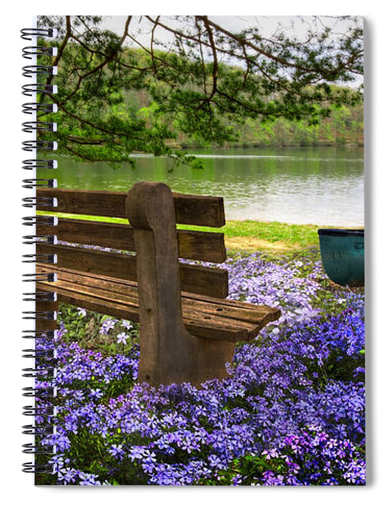 Appalachia Spiral Notebook featuring the photograph Tranquility by Debra and Dave Vanderlaan