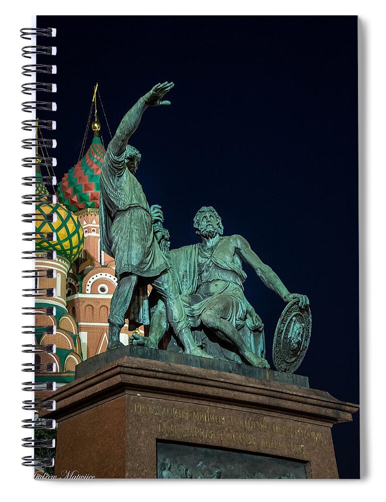 Kuzma Spiral Notebook featuring the photograph Warriors from the Past #1 by Andrew Matwijec