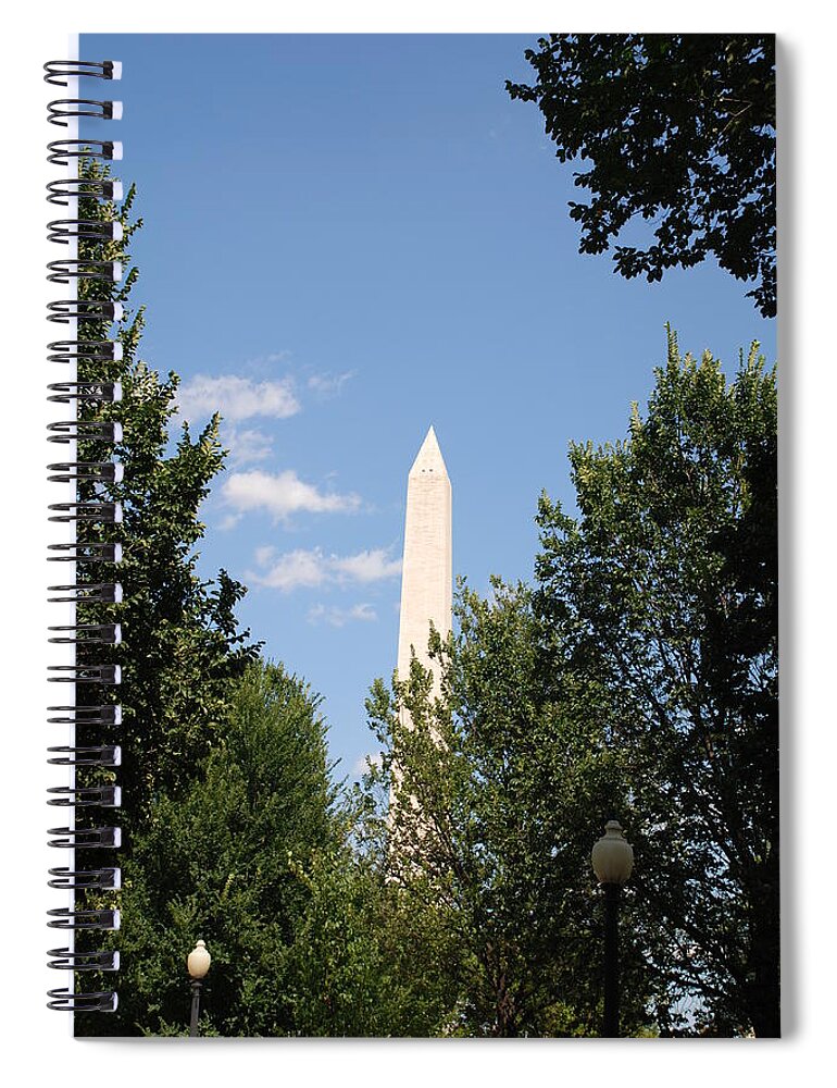 Washington Spiral Notebook featuring the photograph Washington Monument by Kenny Glover