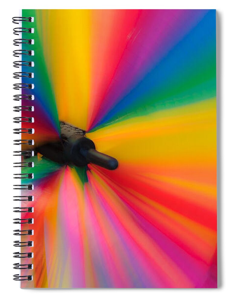 Spinning Spiral Notebook featuring the photograph Whirligig by David Smith