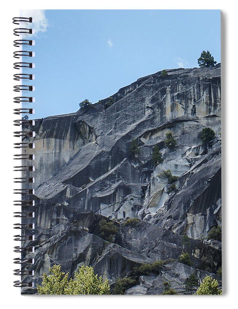 Yosemite Spiral Notebook featuring the photograph Yosemite by Weir Here And There