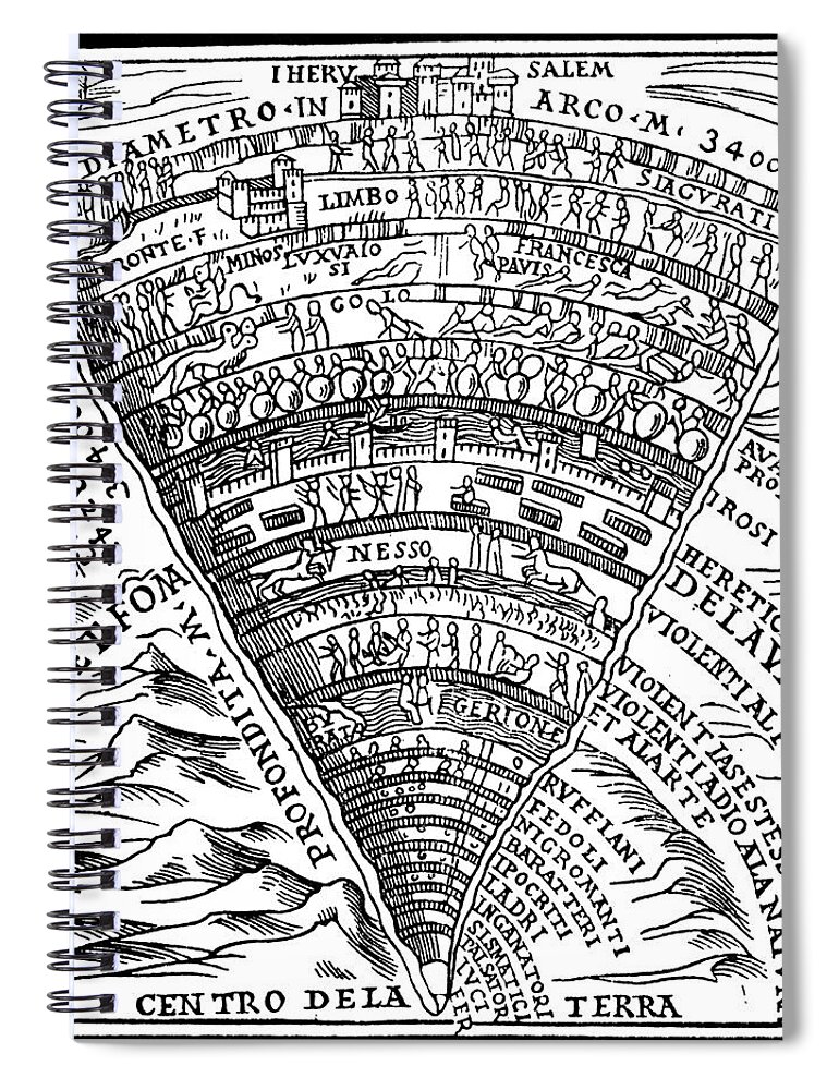 Dante: Inferno Spiral Notebook by Granger - Pixels Merch