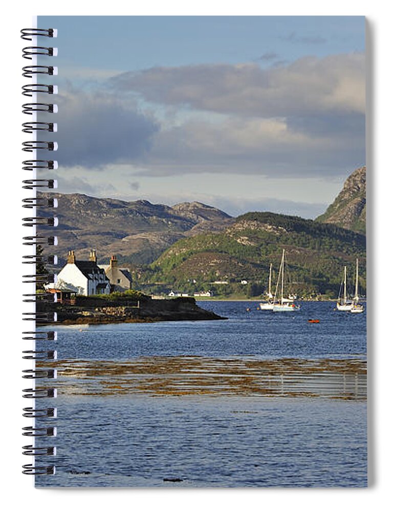 Loch Carron Spiral Notebook featuring the photograph 110221p277 by Arterra Picture Library
