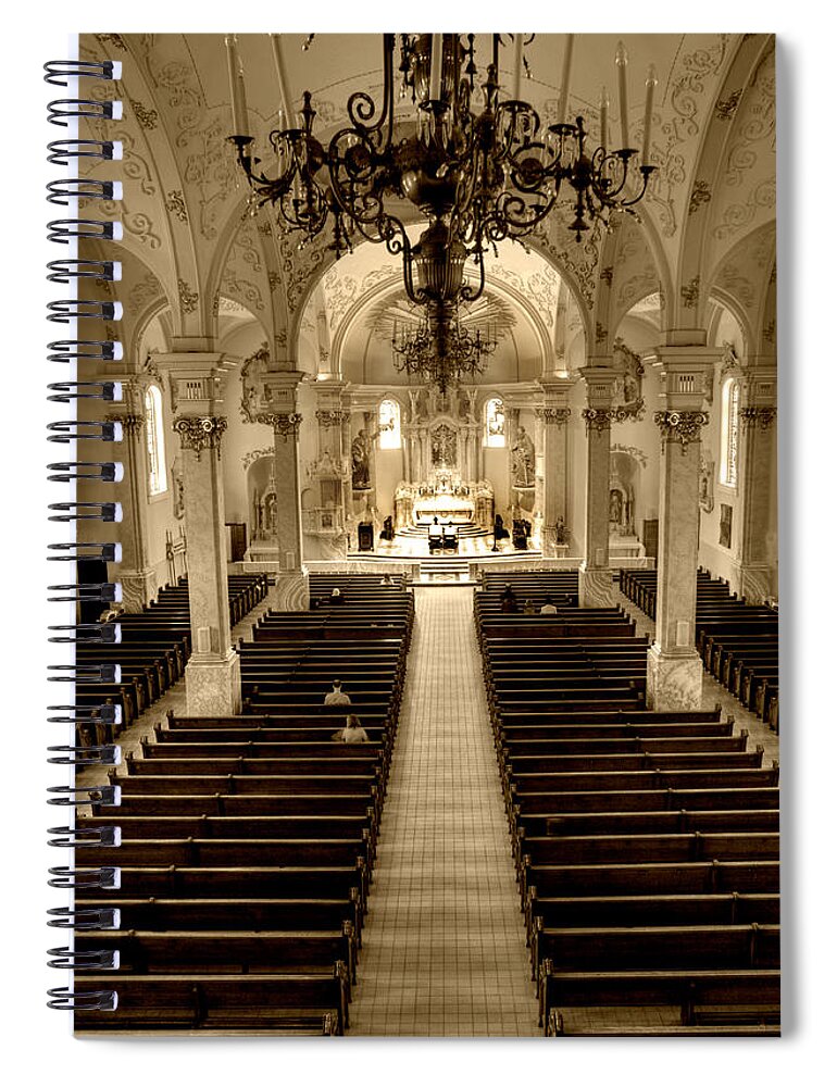 Mn Church Spiral Notebook featuring the photograph Church Of Saint Agnes #12 by Amanda Stadther