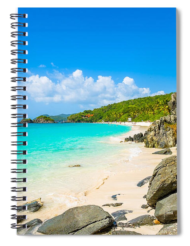 Caribbean Spiral Notebook featuring the photograph Beautiful Caribbean beach #13 by Raul Rodriguez
