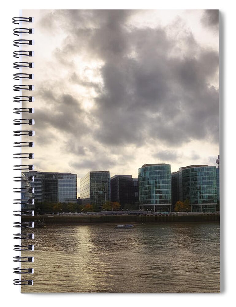 London Spiral Notebook featuring the photograph London #14 by Joana Kruse