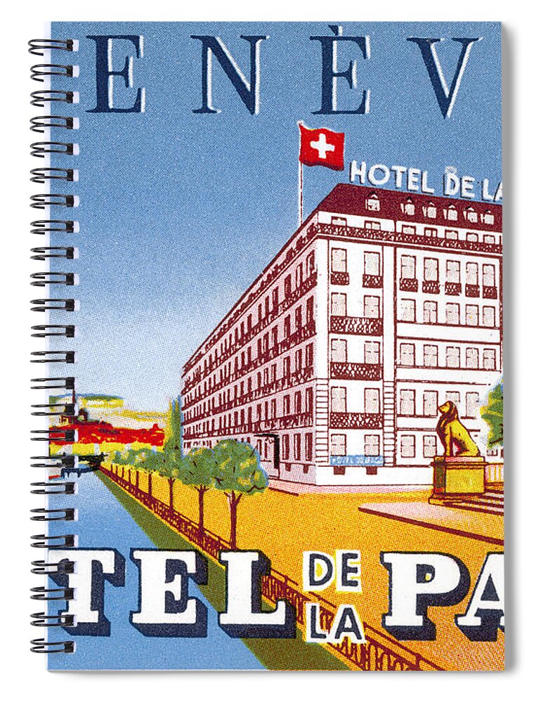 20th Century Spiral Notebook featuring the photograph Luggage Label #23 by Granger
