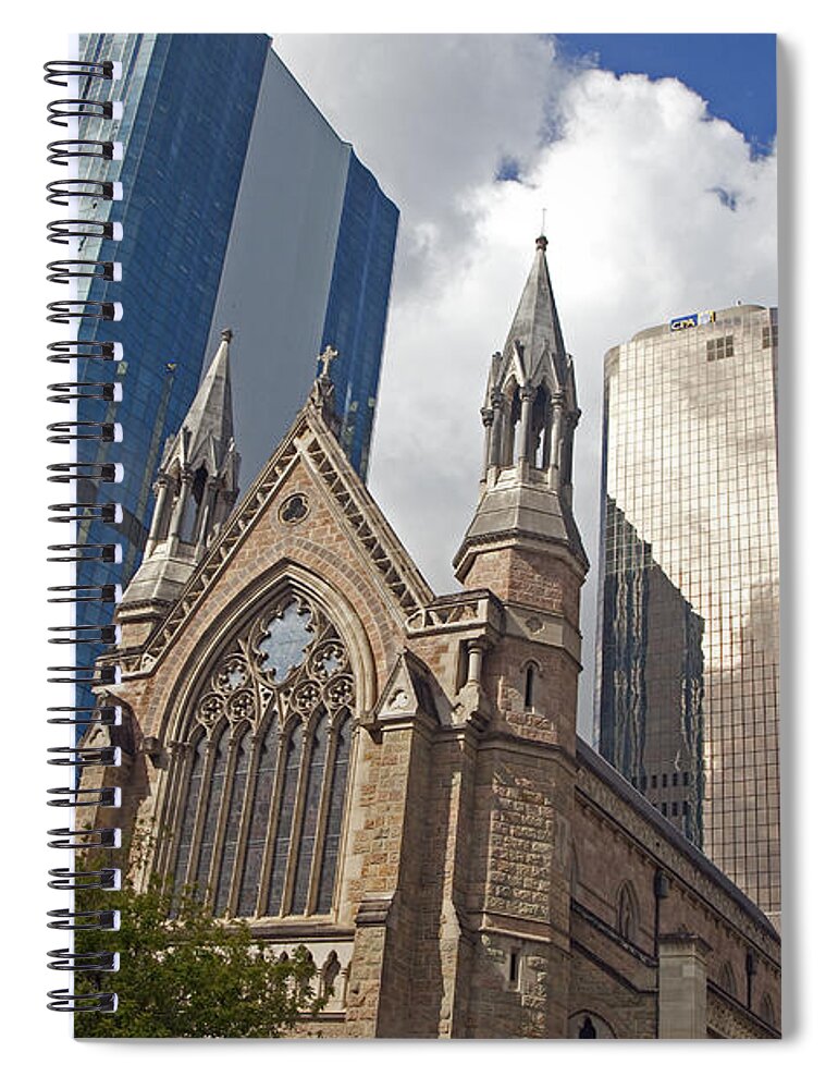 Neo-gothic Spiral Notebook featuring the photograph 150112p240 by Arterra Picture Library