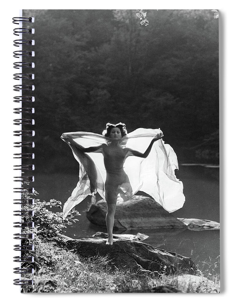 770px x 1000px - 1920s 1930s Nude Young Woman Holding Spiral Notebook by Vintage Images -  Pixels