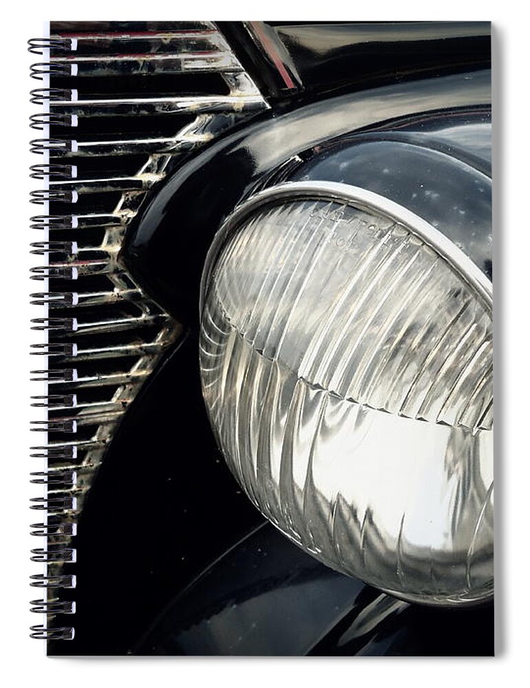 Skompski Spiral Notebook featuring the photograph 1938 Chevrolet Deluxe Sedan by Joseph Skompski