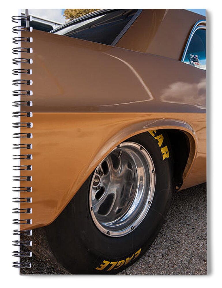 Classic Car Spiral Notebook featuring the photograph 1963 Pontiac LeMans Race Car by Todd Aaron
