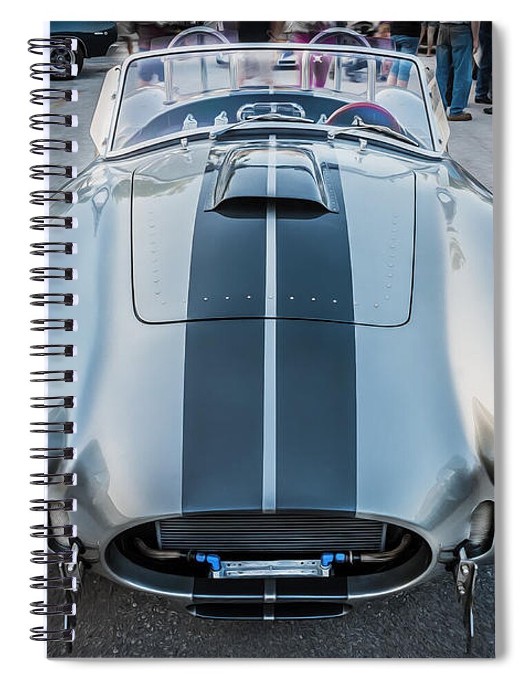 1965 Ford Ac Cobra Spiral Notebook featuring the photograph 1965 Ford AC Cobra Replica Painted by Rich Franco