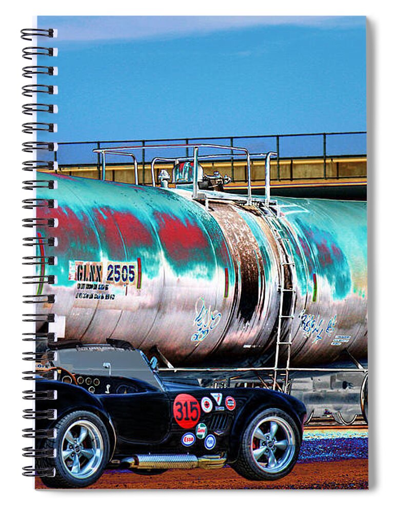 1965 Shelby Cobra Spiral Notebook featuring the photograph 1965 Shelby Cobra II by Sylvia Thornton