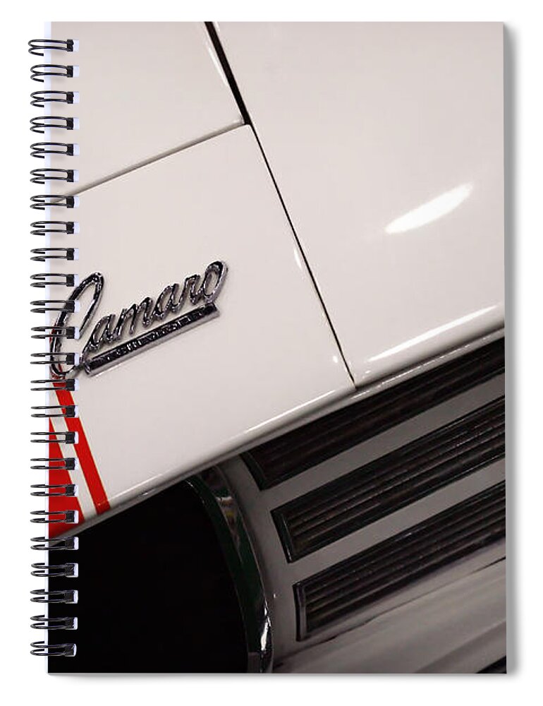 1969 Spiral Notebook featuring the photograph 1969 Chevrolet Camaro SS Indianapolis 500 Pace Car by Gordon Dean II