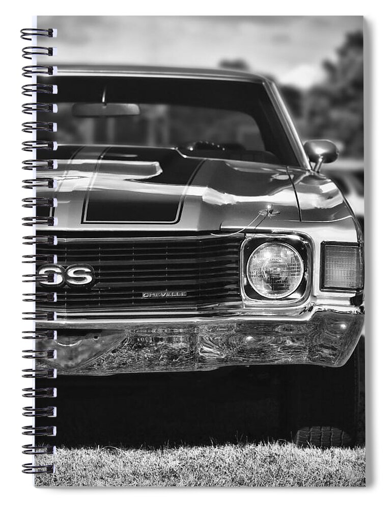 1970 Spiral Notebook featuring the photograph 1972 Chevrolet Chevelle SS by Gordon Dean II