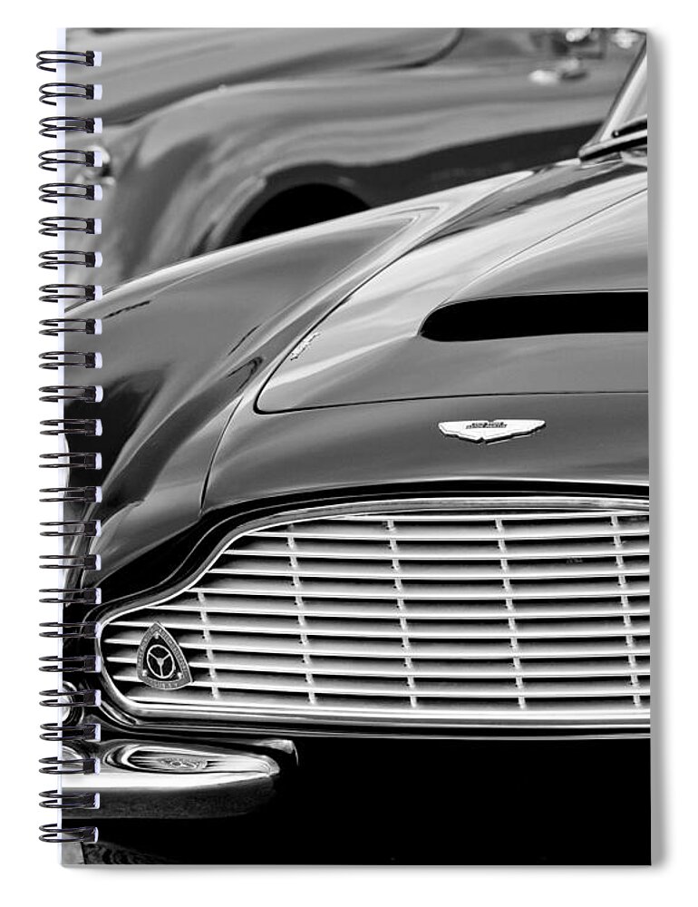 1965 Aston Martin Db6 Short Chassis Volante Spiral Notebook featuring the photograph 1965 Aston Martin DB6 Short Chassis Volante #2 by Jill Reger