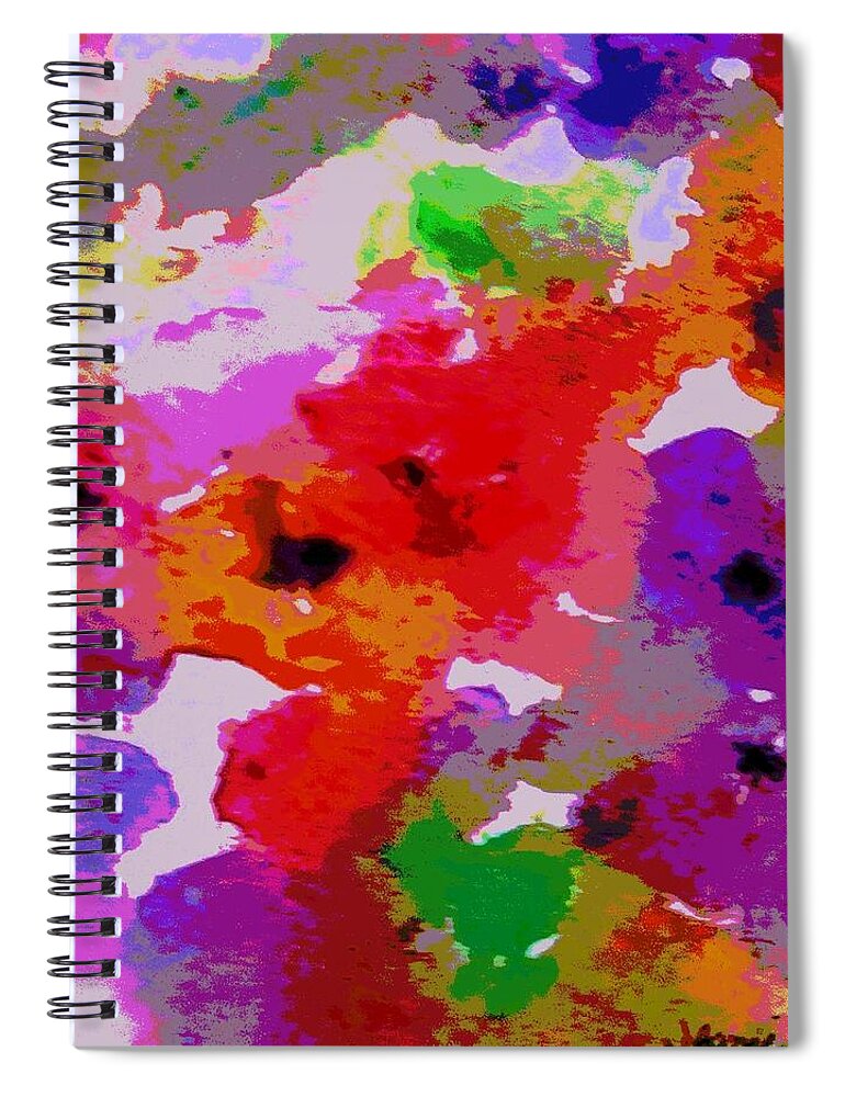 Flowers Spiral Notebook featuring the painting A Little Watercolor #2 by Jamie Frier