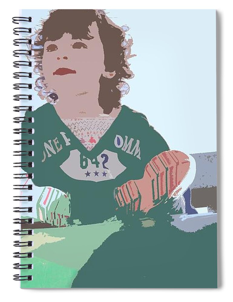 Cartoon Spiral Notebook featuring the photograph Altogether by Nick David