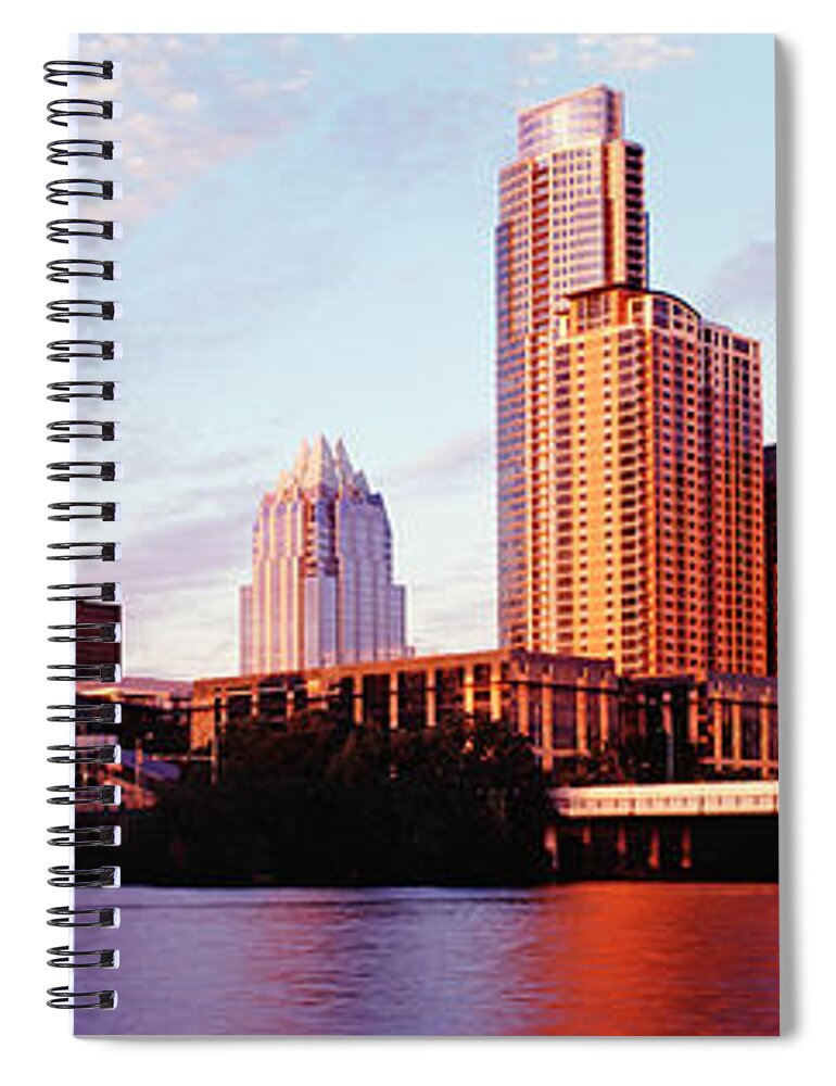 Downtown District Spiral Notebook featuring the photograph Austin, Texas #2 by Murat Taner