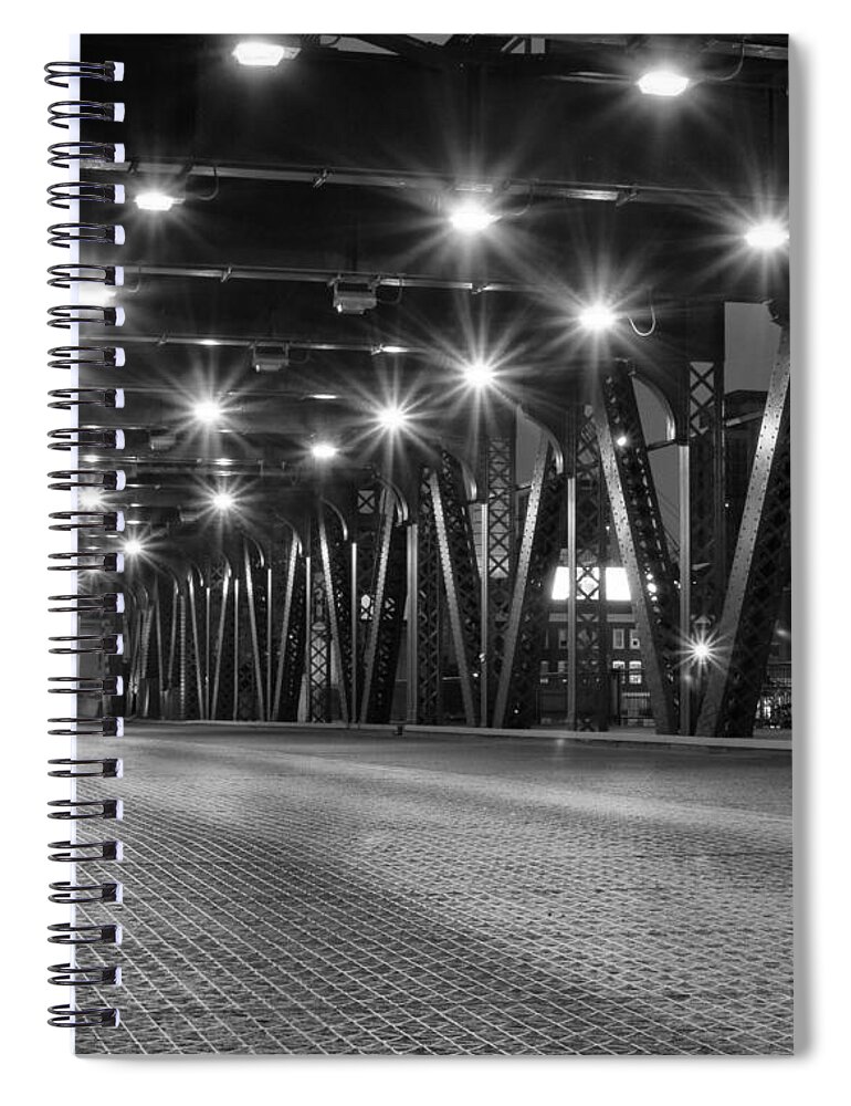 Winterpacht Spiral Notebook featuring the photograph Evening in the City by Miguel Winterpacht