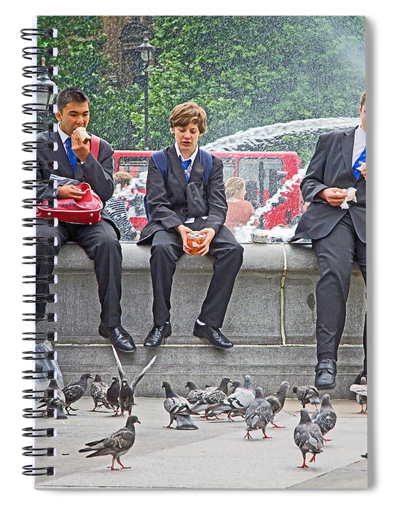 Students Spiral Notebook featuring the photograph Lunch Dilemma #2 by Keith Armstrong