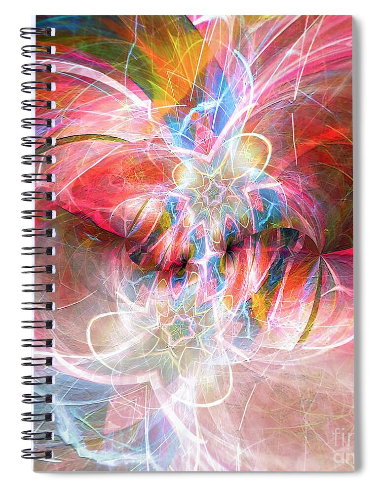Metamorphosis Spiral Notebook featuring the digital art Metamorphosis #2 by Margie Chapman