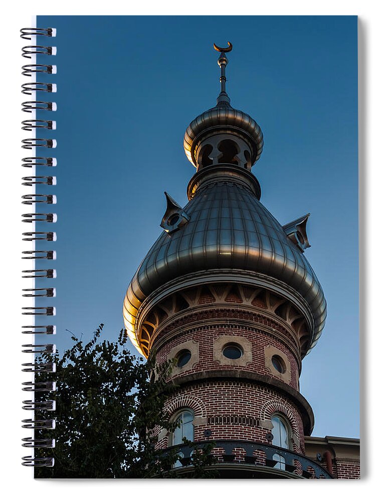 America's Gilded Age Spiral Notebook featuring the photograph Minaret Brickwork And Ironwork by Ed Gleichman