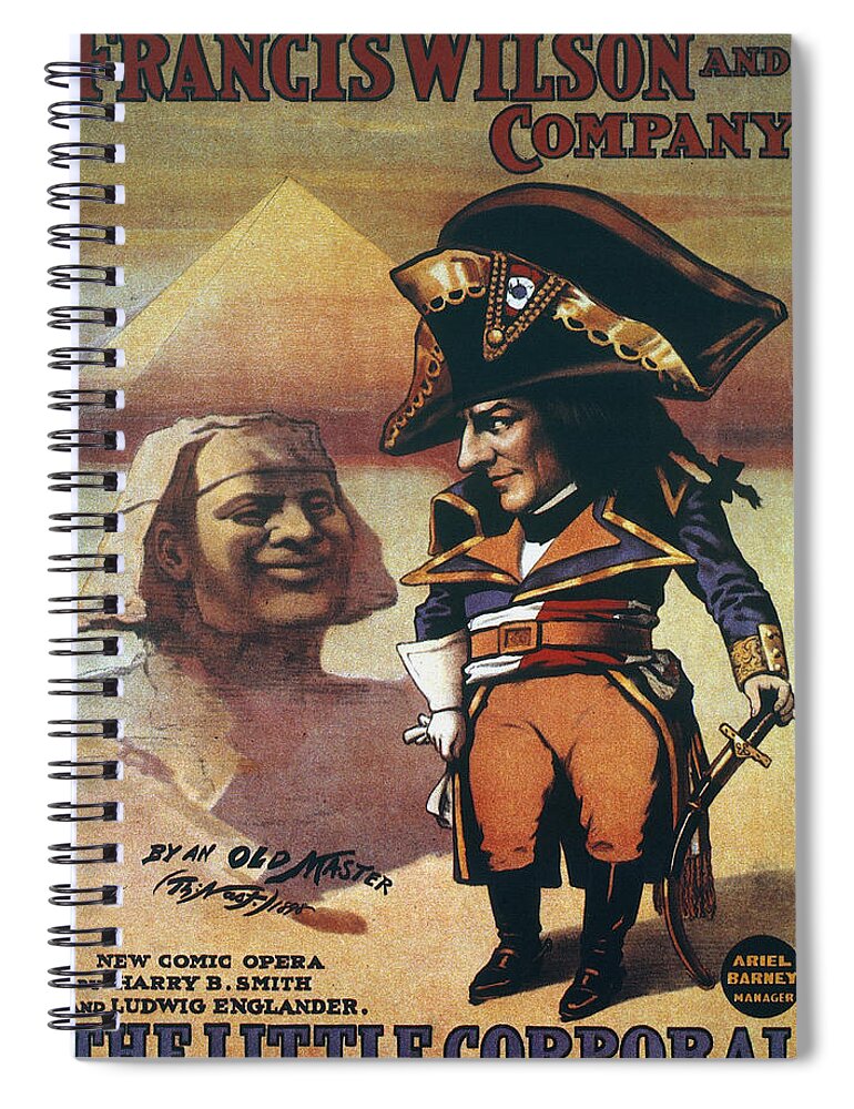 1898 Spiral Notebook featuring the painting Napoleon Bonaparte #2 by Granger