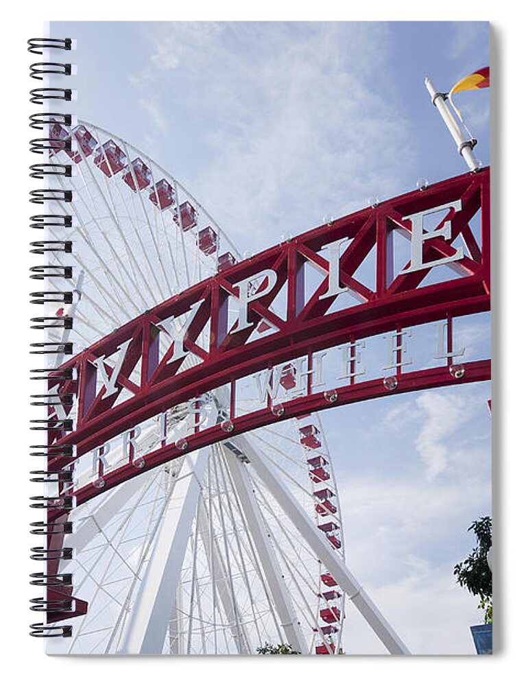 Navy Pier Spiral Notebook featuring the photograph Navy Pier #2 by Patty Colabuono