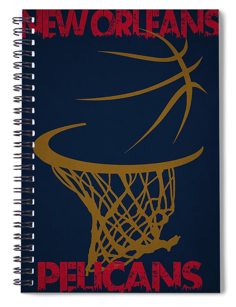 New Orleans Pelicans Basketball Hoop Shirt Greeting Card by Joe Hamilton