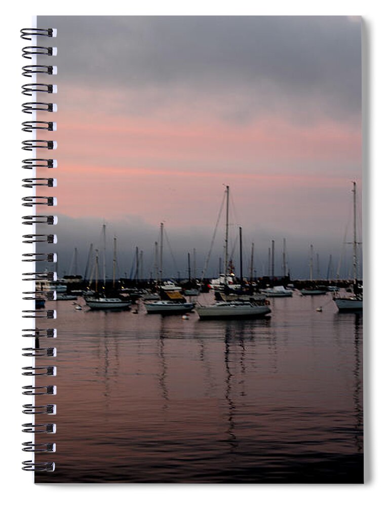 Barbara Snyder Spiral Notebook featuring the photograph Pink Reflections #1 by Barbara Snyder
