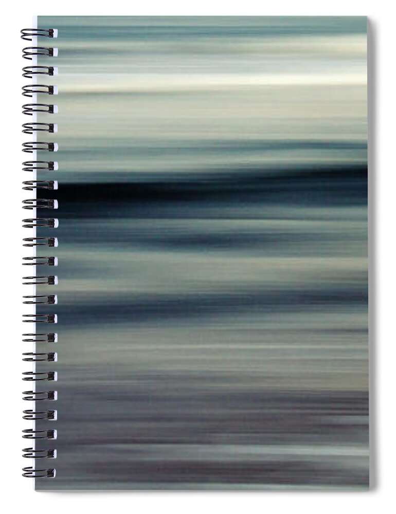 Abstract Spiral Notebook featuring the photograph sea by Stelios Kleanthous