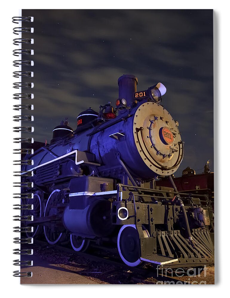 Steam Locomotive Spiral Notebook featuring the photograph Steam Locomotive #2 by Keith Kapple