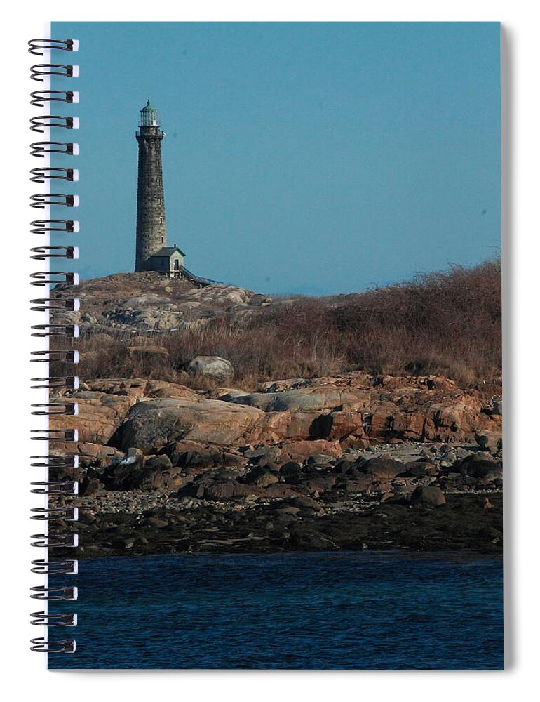 Thatcher Island Spiral Notebook featuring the photograph Thatcher Island by Jeff Heimlich