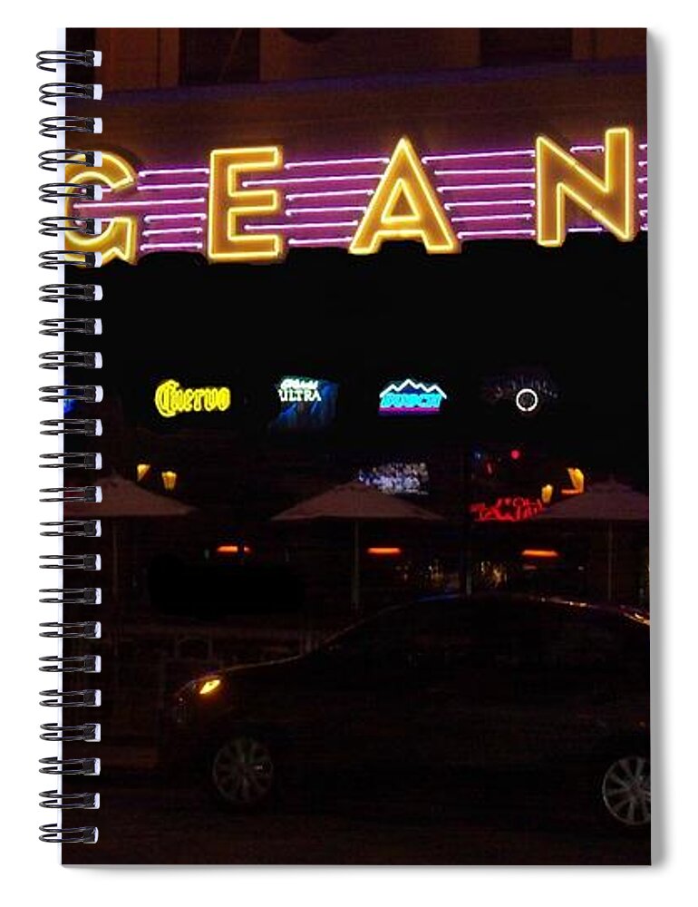 Music Spiral Notebook featuring the photograph The Pageant Edited by Kelly Awad