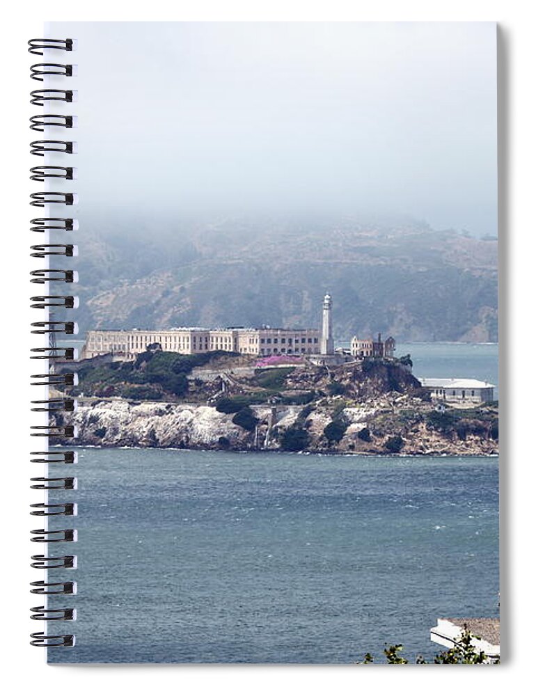 Alcatraz Spiral Notebook featuring the photograph Alcatraz #3 by Henrik Lehnerer