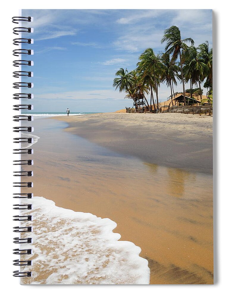 Water's Edge Spiral Notebook featuring the photograph Arugam Bay,sri Lanka #3 by Alan lagadu