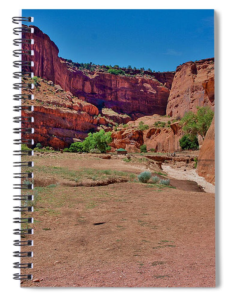 Rock Spiral Notebook featuring the photograph Canyon de Chelly by Dany Lison