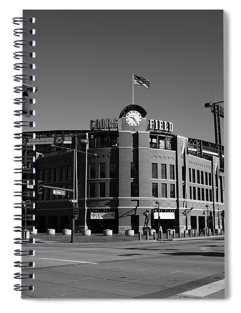 America Spiral Notebook featuring the photograph Coors Field - Colorado Rockies #3 by Frank Romeo