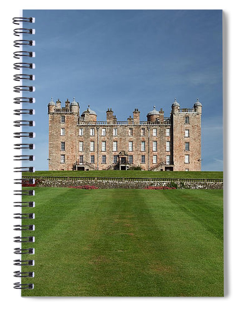 Drumlanrig Castle Spiral Notebook featuring the photograph Drumlanrig Castle #3 by Maria Gaellman