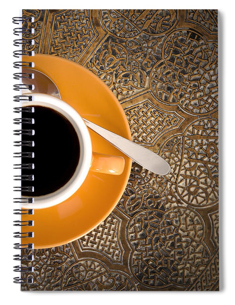 Coffee Spiral Notebook featuring the photograph Espresso #3 by Chevy Fleet