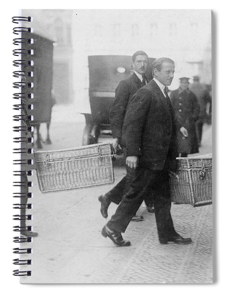 1923 Spiral Notebook featuring the photograph Germany Inflation, 1923 #3 by Granger