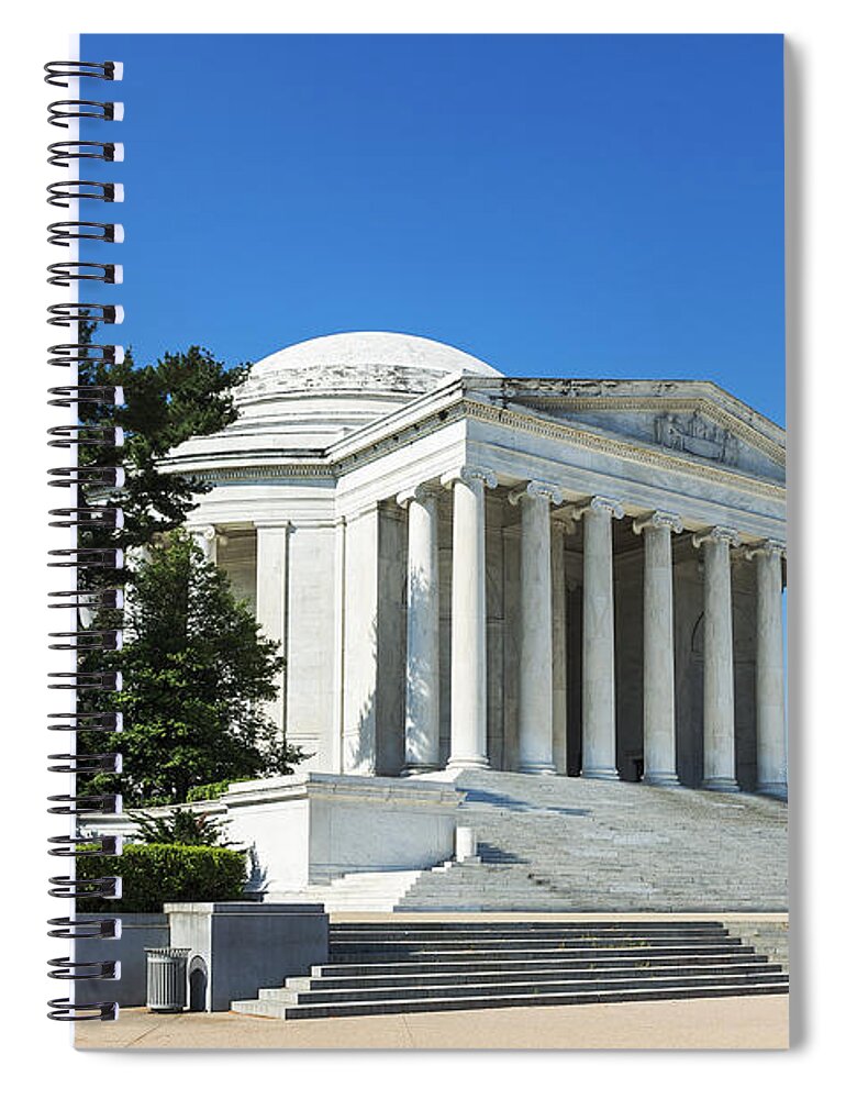 Jefferson Memorial Spiral Notebook featuring the photograph Jefferson Memorial #3 by John Greim