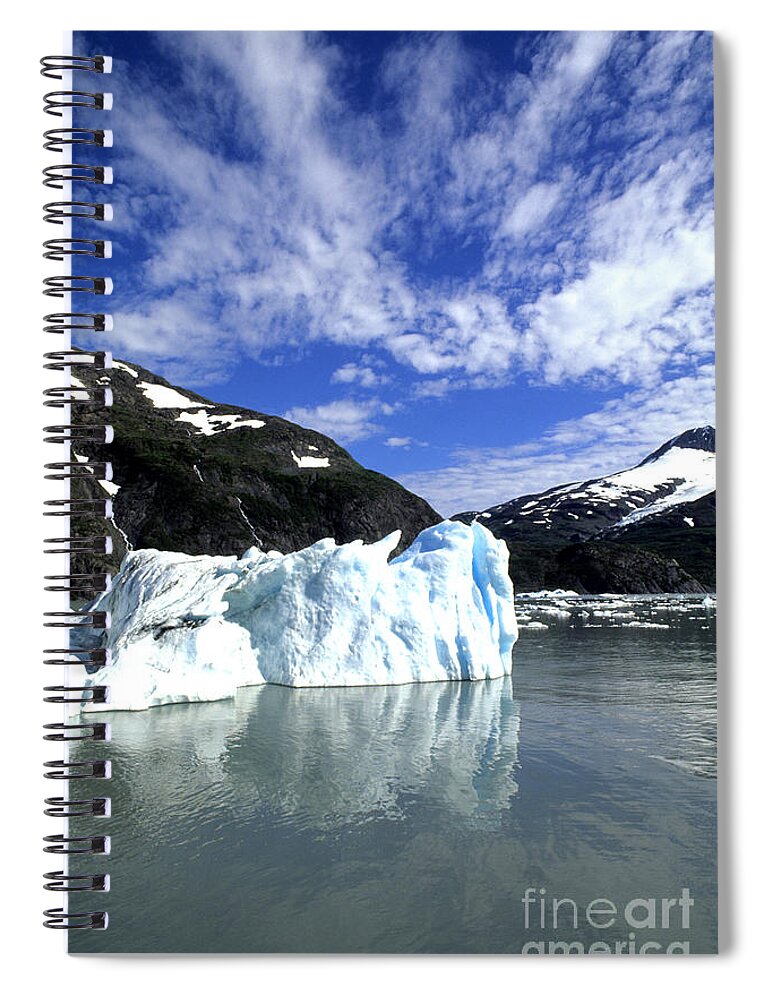 Alaska Spiral Notebook featuring the photograph Portage Glacier, Alaska #3 by Bill Bachmann